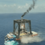 中国再利用ロケット着陸画像