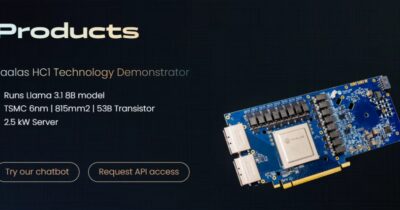 AIモデルを回路に焼きいれる？！究極のAI専用デバイス【Taals HC1】 | イグナイトbiz｜ビジネス＆テクノロジーサイト